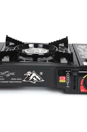 Газовая плита портативная MAXTRONIC MAX-AO-003SB, черная