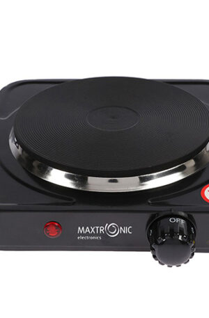 Электрическая плита MAXTRONIC MAX-AT-001BH, 1 конфорка, диск, черная