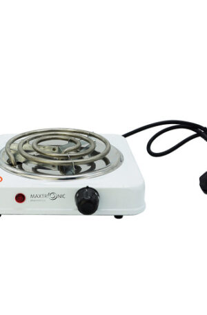 Электрическая плита MAXTRONIC MAX-AT-001WS, 1 конф, спираль, белая